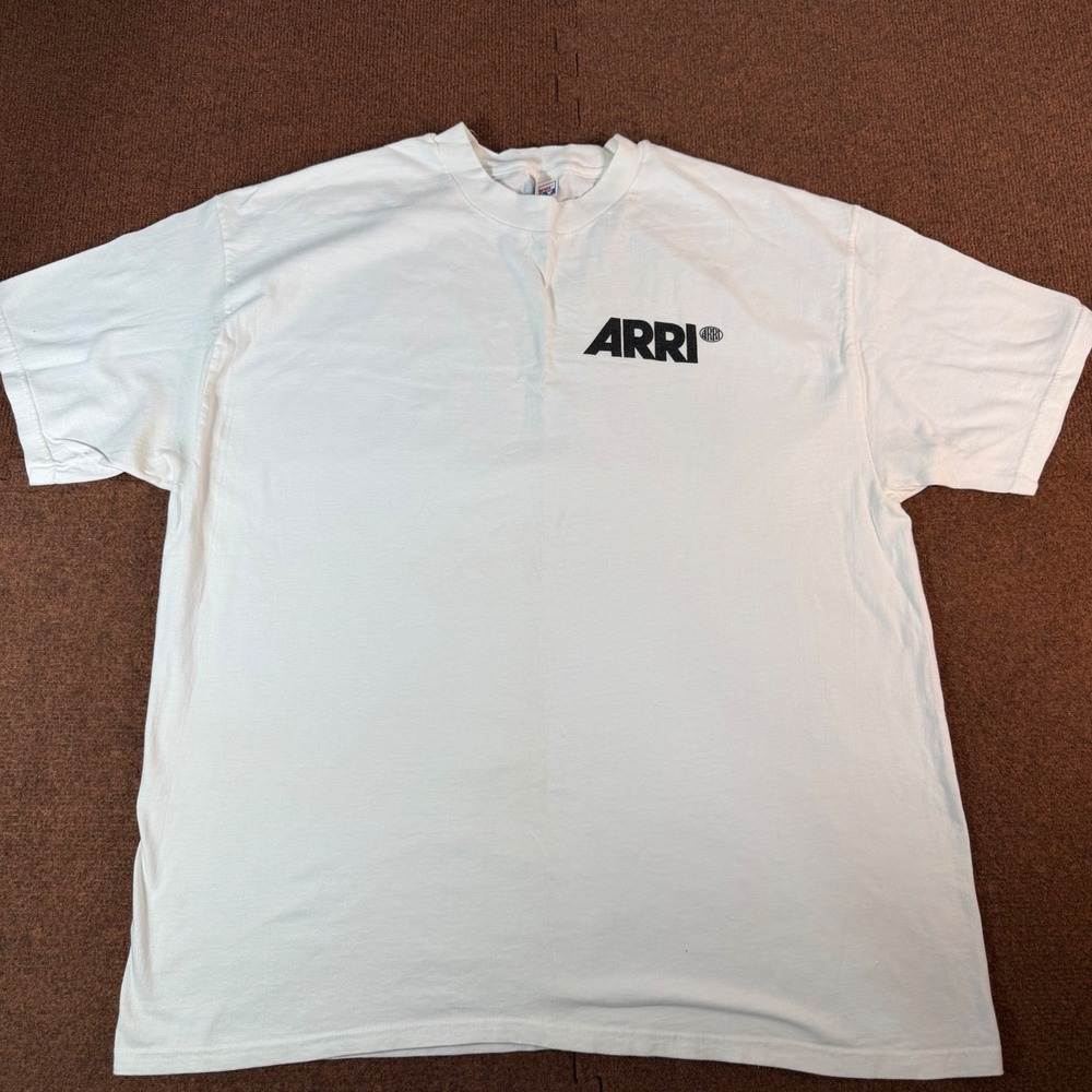 ARRI Movie Camera Cinematography Graphic T-Shirt Hanes Beefy-T White XXL 2962